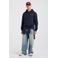 America Today relaxed fit hoodie met backprint - donkerblauw