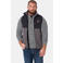 Jan Vanderstorm fleece bodywarmer +FIT Collectie Plus Size - zwart