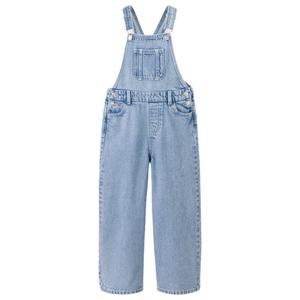 denim straight leg tuinbroek - medium blue denim