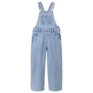 denim straight leg tuinbroek - medium blue denim