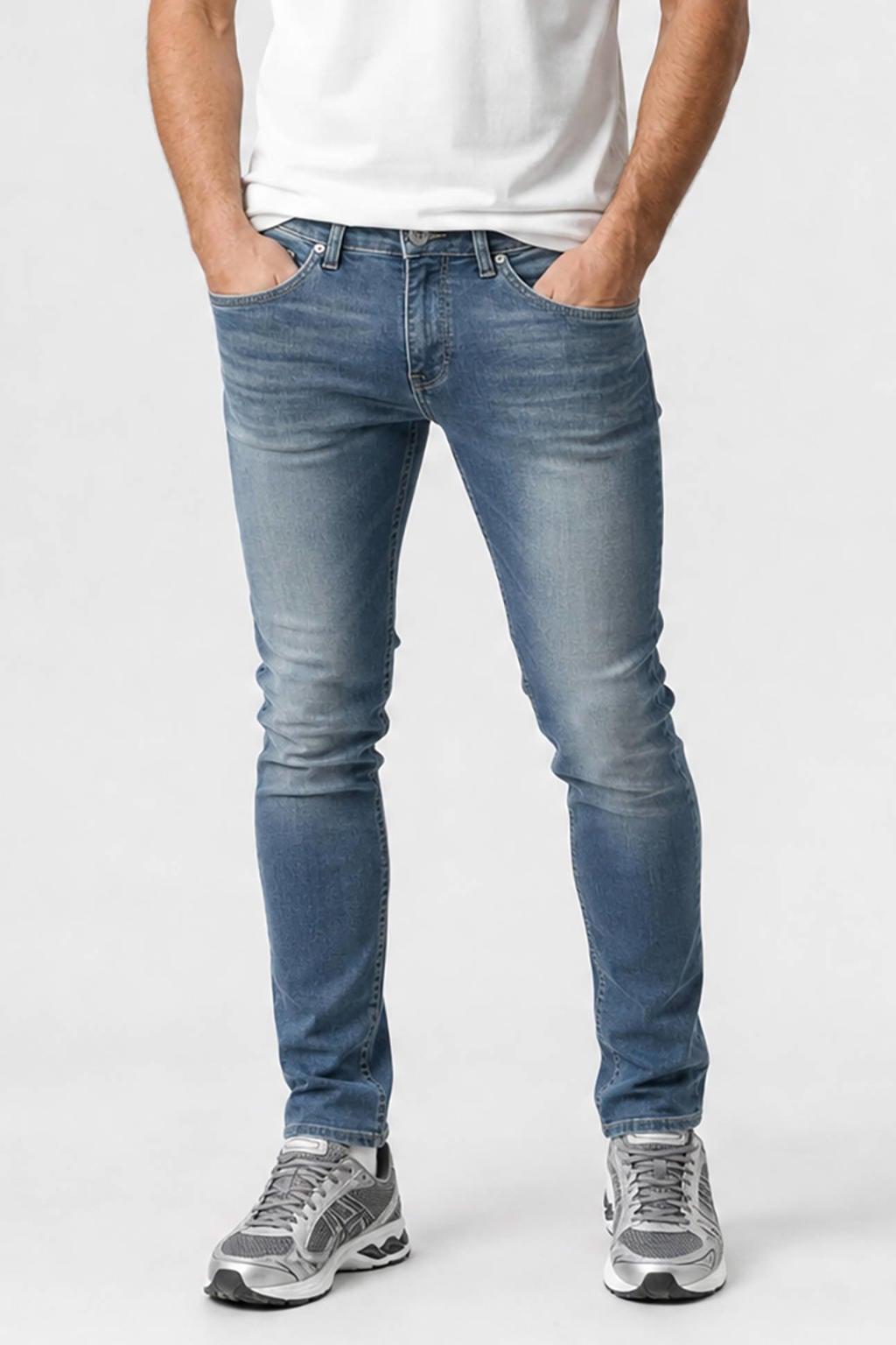 Cars Bates slim fit jeans - groen cast