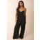 Sam Friday satijnlook pyjamabroek - zwart/wit