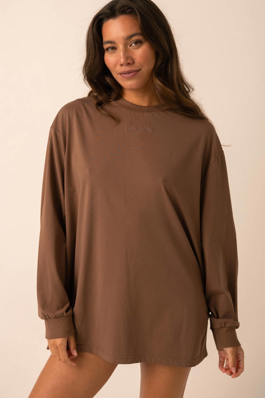 Sam Friday oversized pyjamatop - bruin