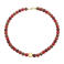 By Jam Gioielli kralenketting bruin/rood