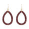 Candy Sweet Jewellery oorbellen bordeauxrood