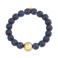 By Jam Gioielli armband met kralen donkerblauw