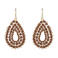 Candy Sweet Jewellery oorbellen goudkleurig/bruin