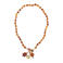 By Jam Gioielli kralenketting met bedels bruin