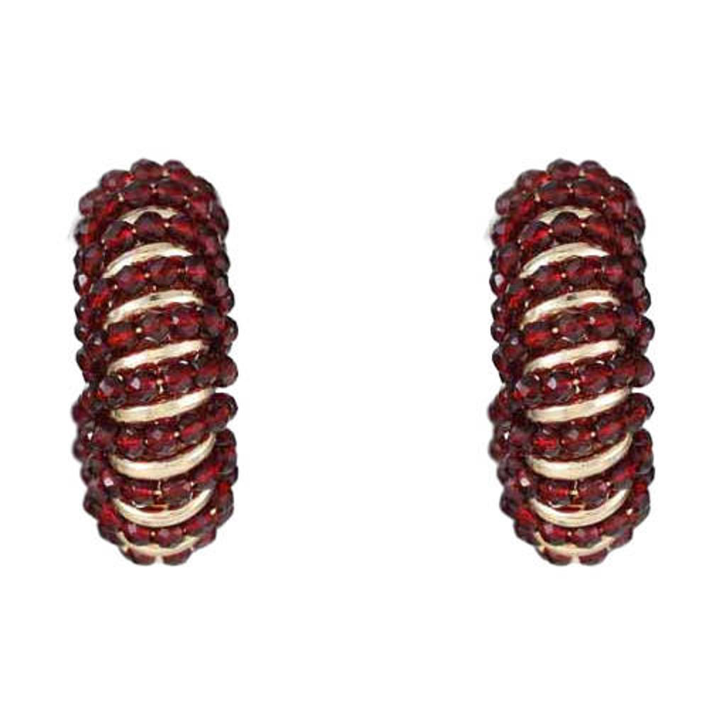 Candy Sweet Jewellery oorbellen donkerrood
