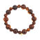 By Jam Gioielli armband met kralen bruin