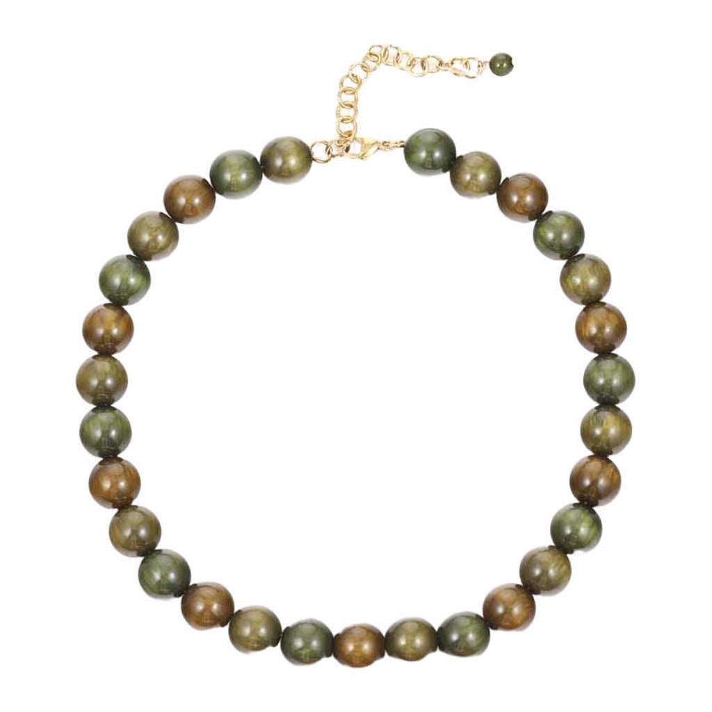 By Jam Gioielli kralenketting kaki