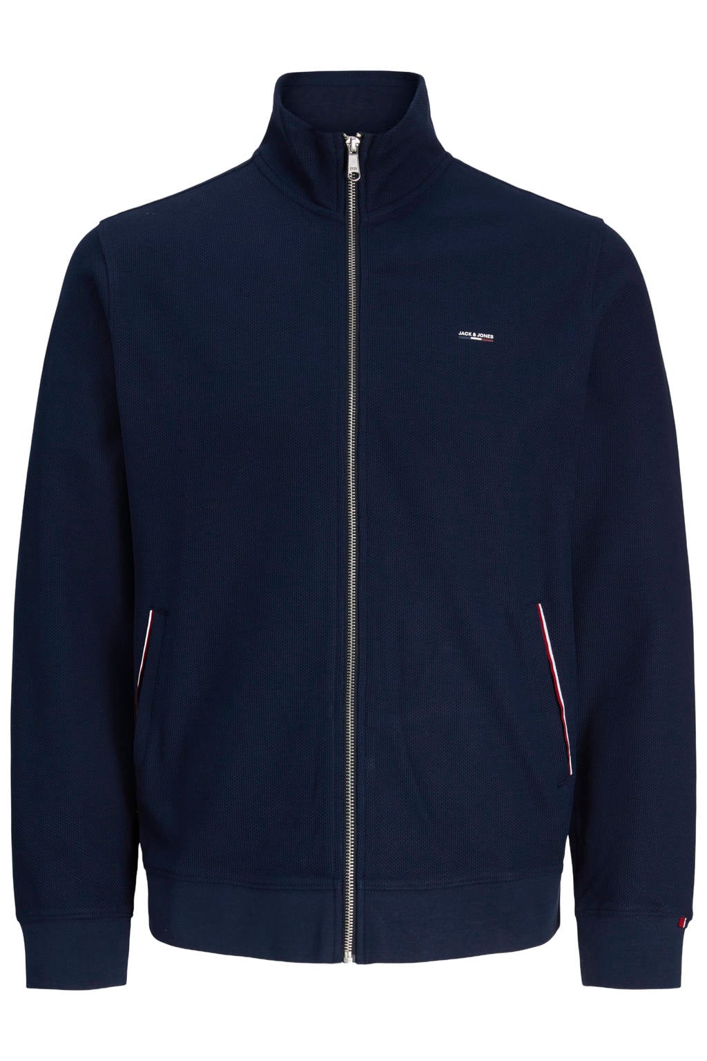 JACK & JONES PLUS SIZE sweatvest - donkerblauw