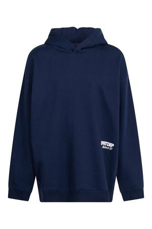 oversized hoodie - donkerblauw