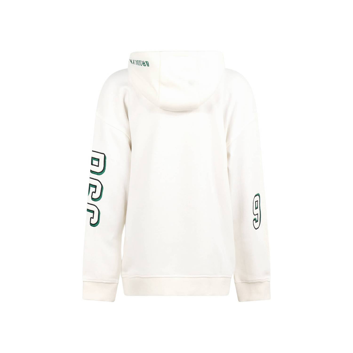Shoeby hoodie met print ecru groen