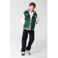 Shoeby baseball jack met tekst - groen/wit