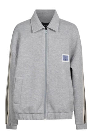 boxy sweatvest - lichtgrijs