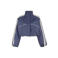 Shoeby geruit bomberjack - donkerblauw/wit
