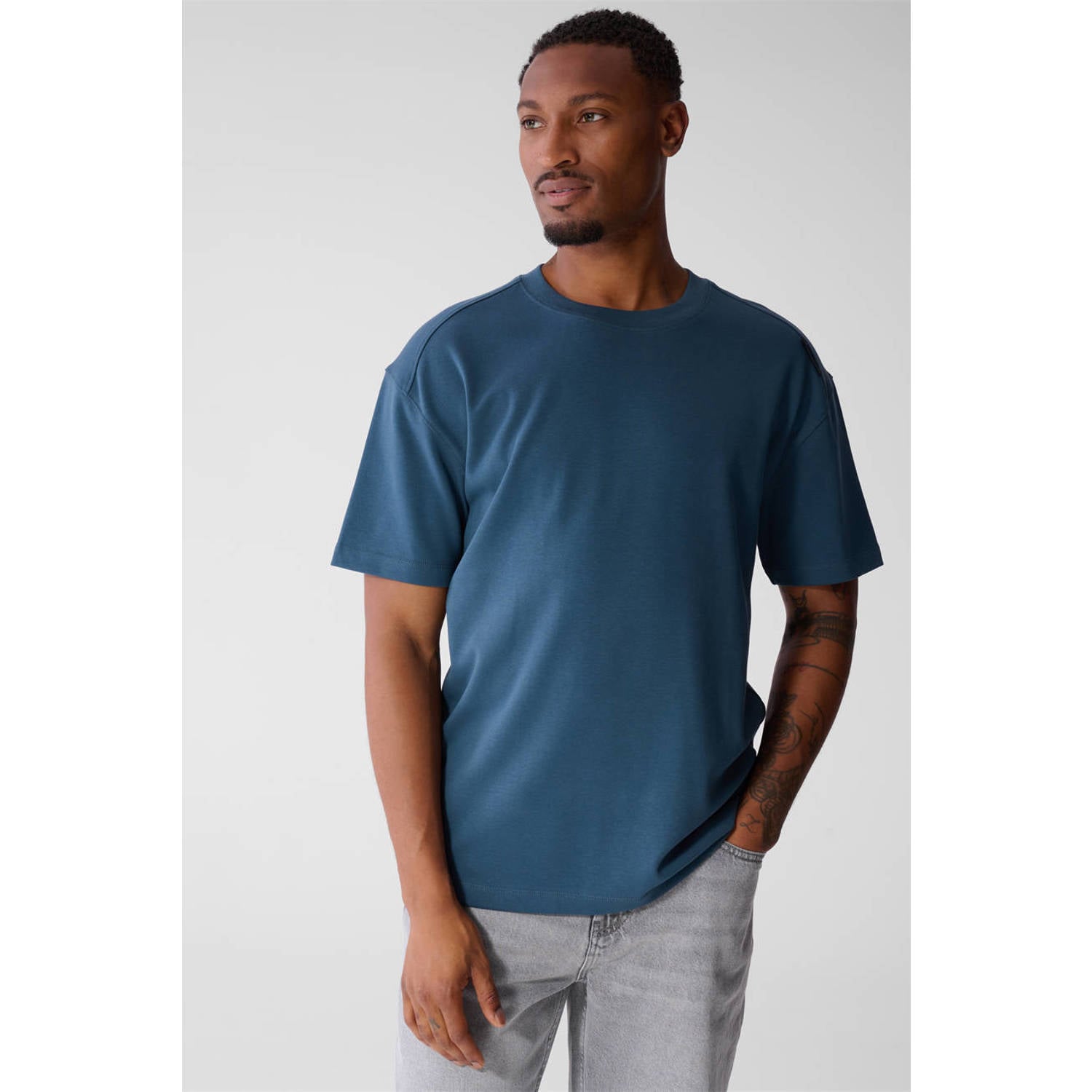 Shoeby relaxed fit T-shirt blauw