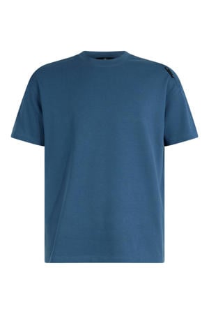 relaxed fit T-shirt - blauw