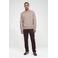 Shoeby katoenen relaxed fit gebreide trui - beige