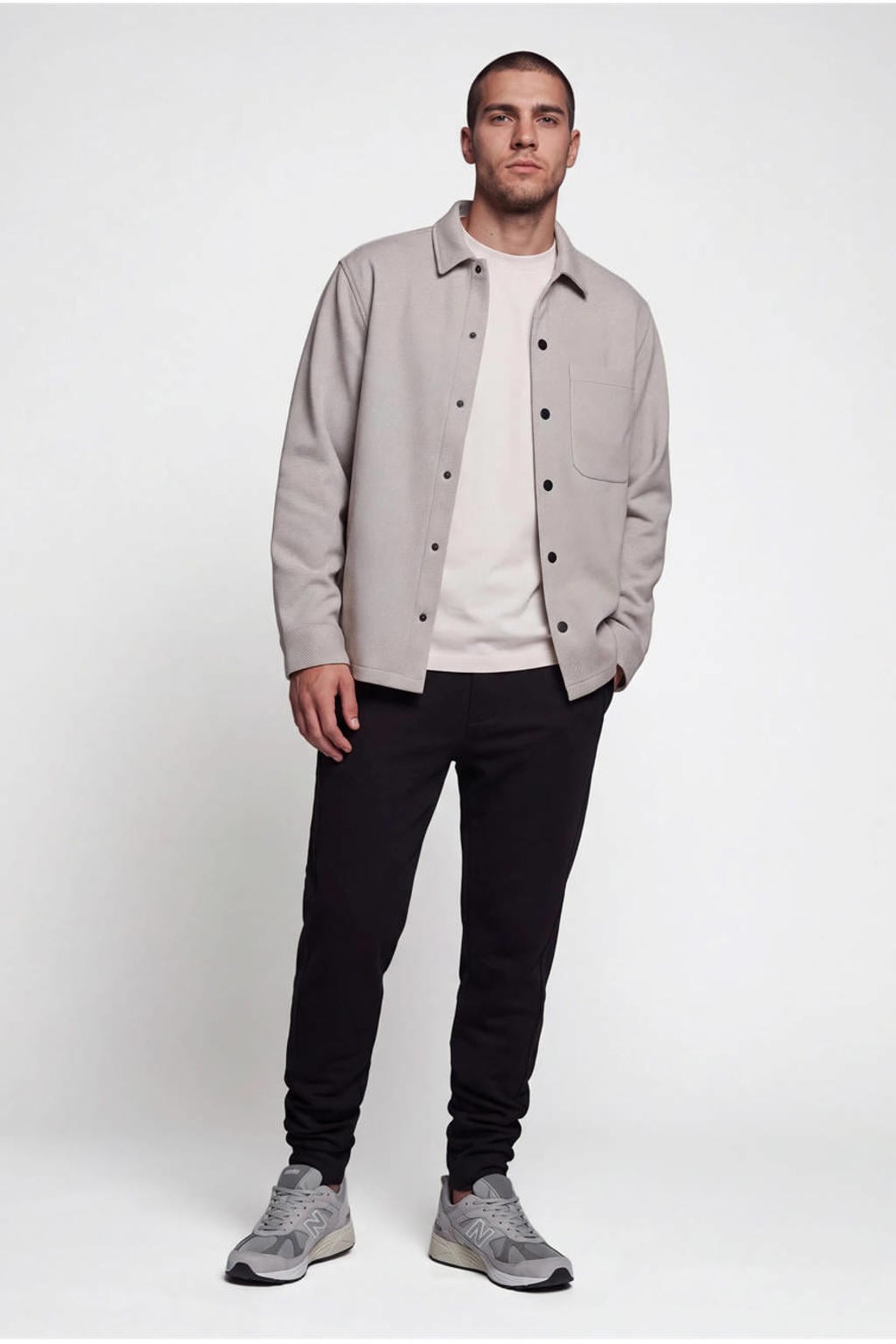 Shoeby relaxed fit overshirt - light grey