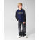 Shoeby oversized longsleeve met tekst - donkerblauw
