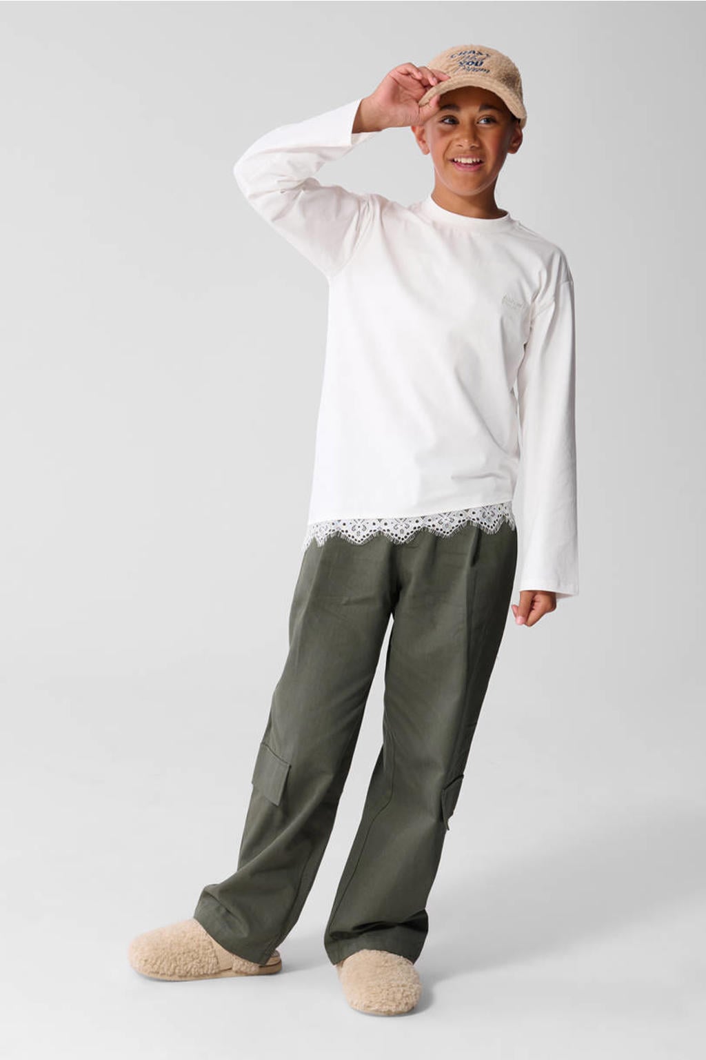 Shoeby longsleeve - wit