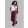 adidas Originals Adilenium regular knitted broek - donkerrood
