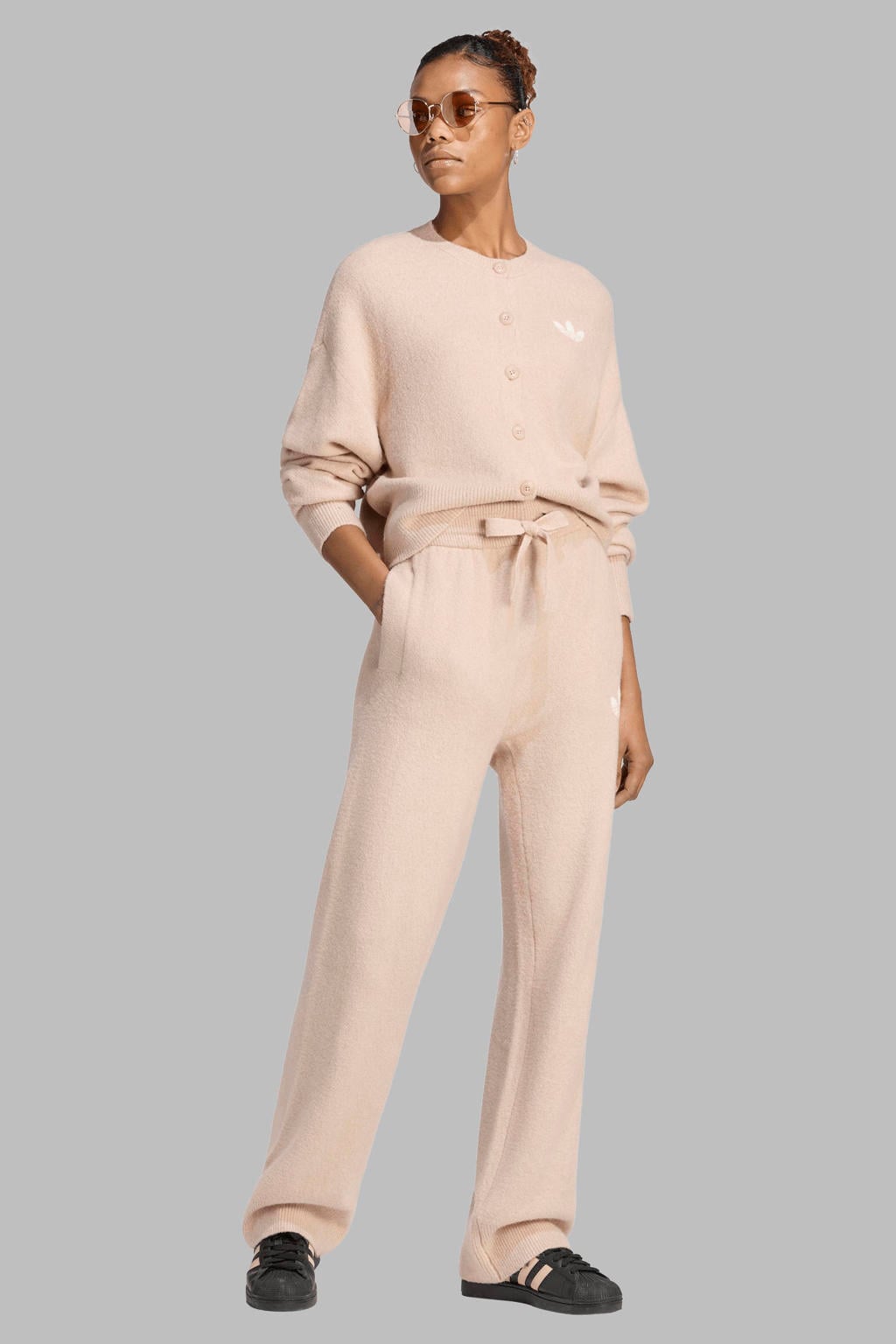 adidas Originals Essentials knitted broek - roze