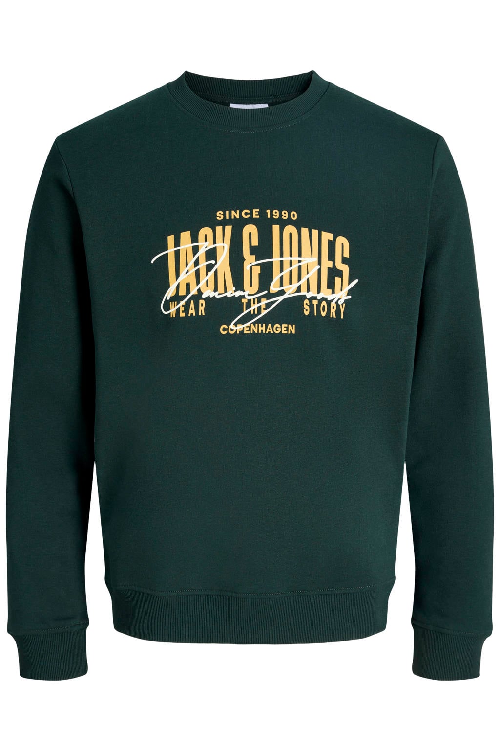 JACK & JONES PLUS SIZE regular fit sweater met logo - scarab