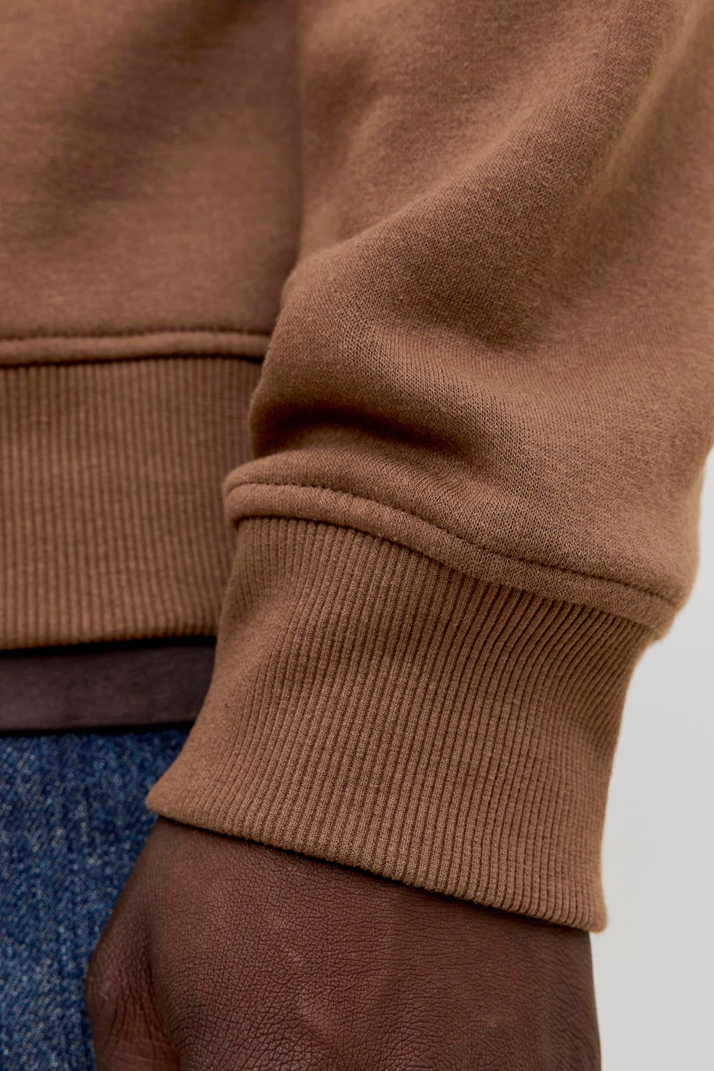 JACK & JONES PLUS SIZE regular fit sweater - cocoa