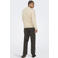 ONLY & SONS regular fit gebreide trui met wol - oatmeal