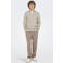 ONLY & SONS regular fit gebreide trui met kabels - oatmeal