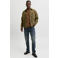 JACK & JONES PREMIUM regular fit gemêleerde gebreide trui - brique