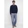 JACK & JONES PREMIUM regular fit sweater - donkerblauw