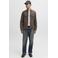 JACK & JONES PREMIUM regular fit overshirt - bruin