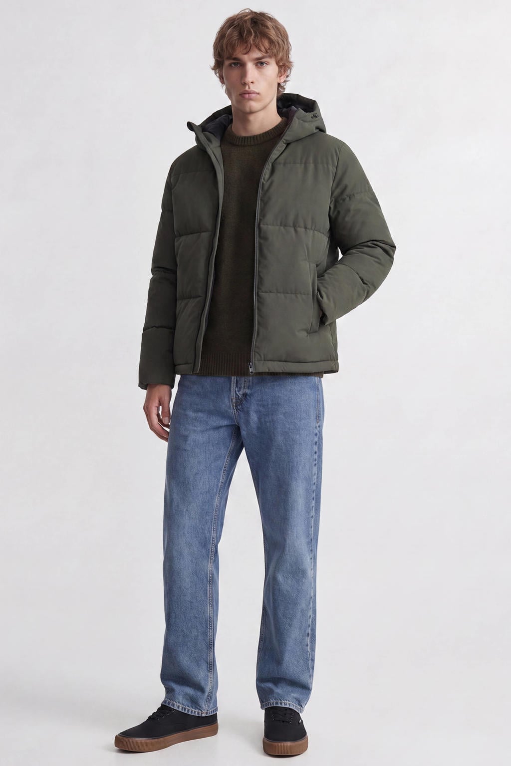 JACK & JONES quilted winterpufferjas - rosin