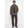 JACK & JONES PREMIUM katoenen regular fit gebreide trui - donkerblauw