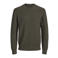 JACK & JONES PREMIUM katoenen regular fit gebreide trui - forest night