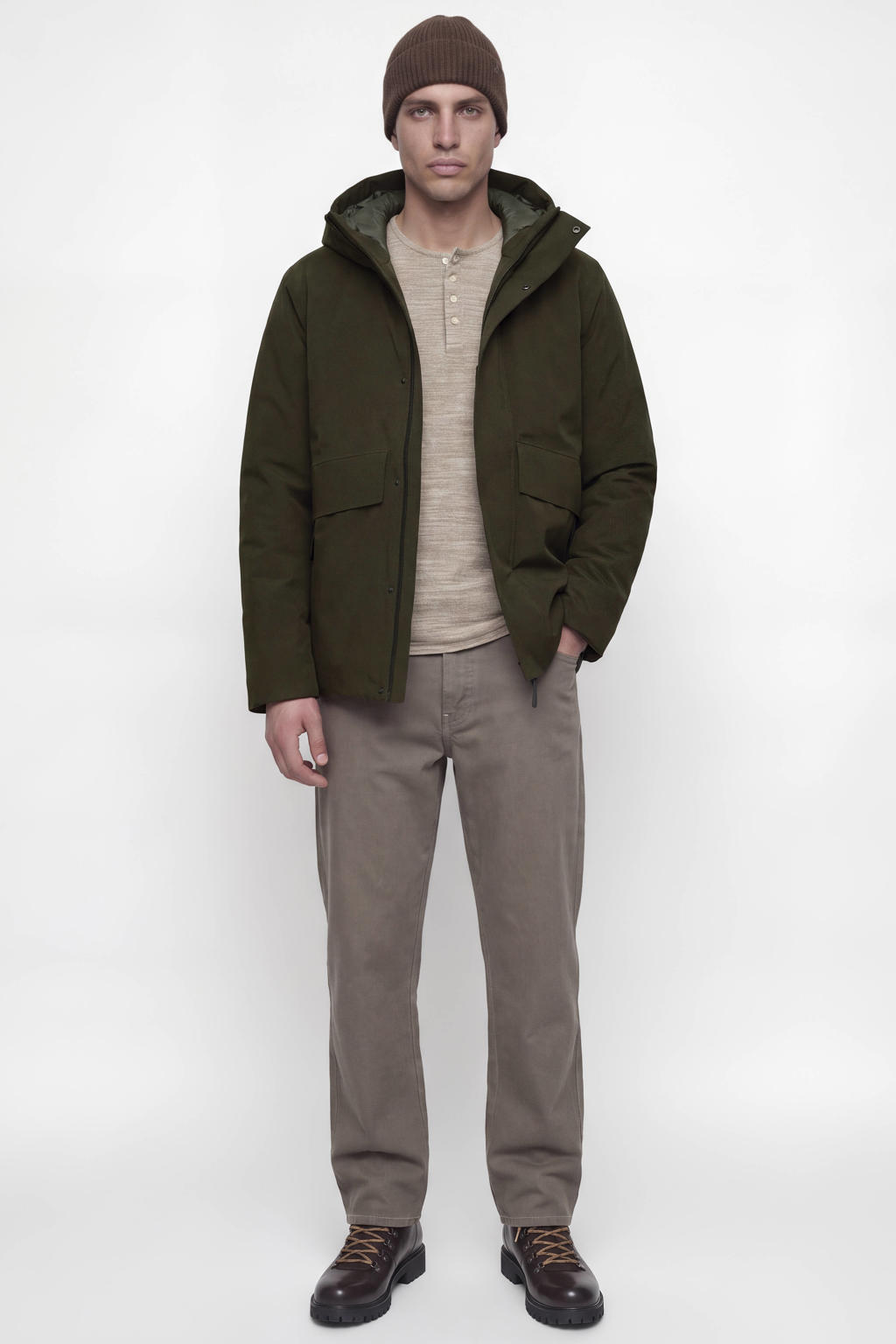 JACK & JONES PREMIUM winterjas - forest night