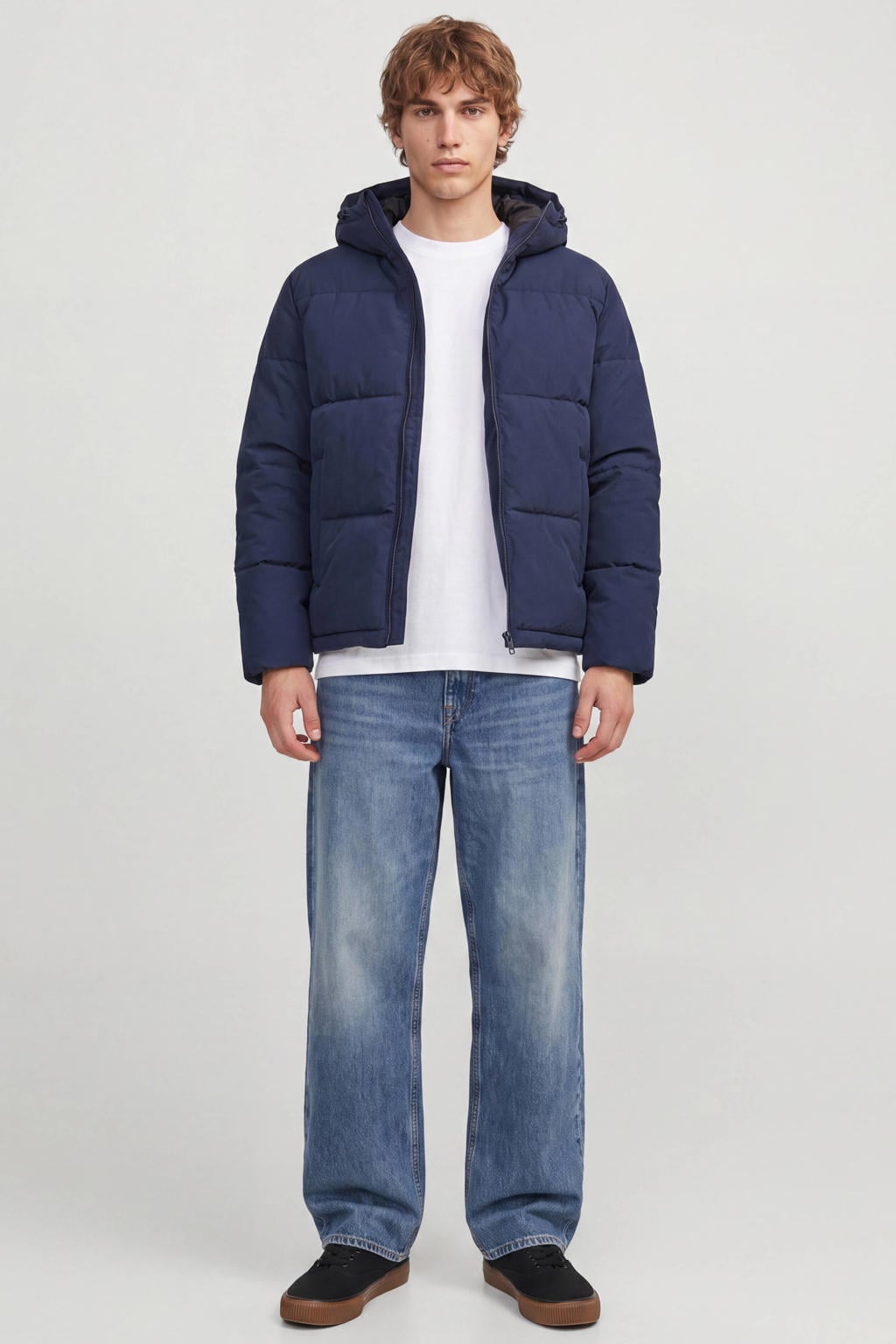 JACK & JONES quilted pufferjas - sky captain