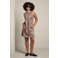 LOLALIZA korte jurk met panterprint - beige/bruin