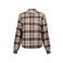 Another-Label flanel geruite blouse - bruin