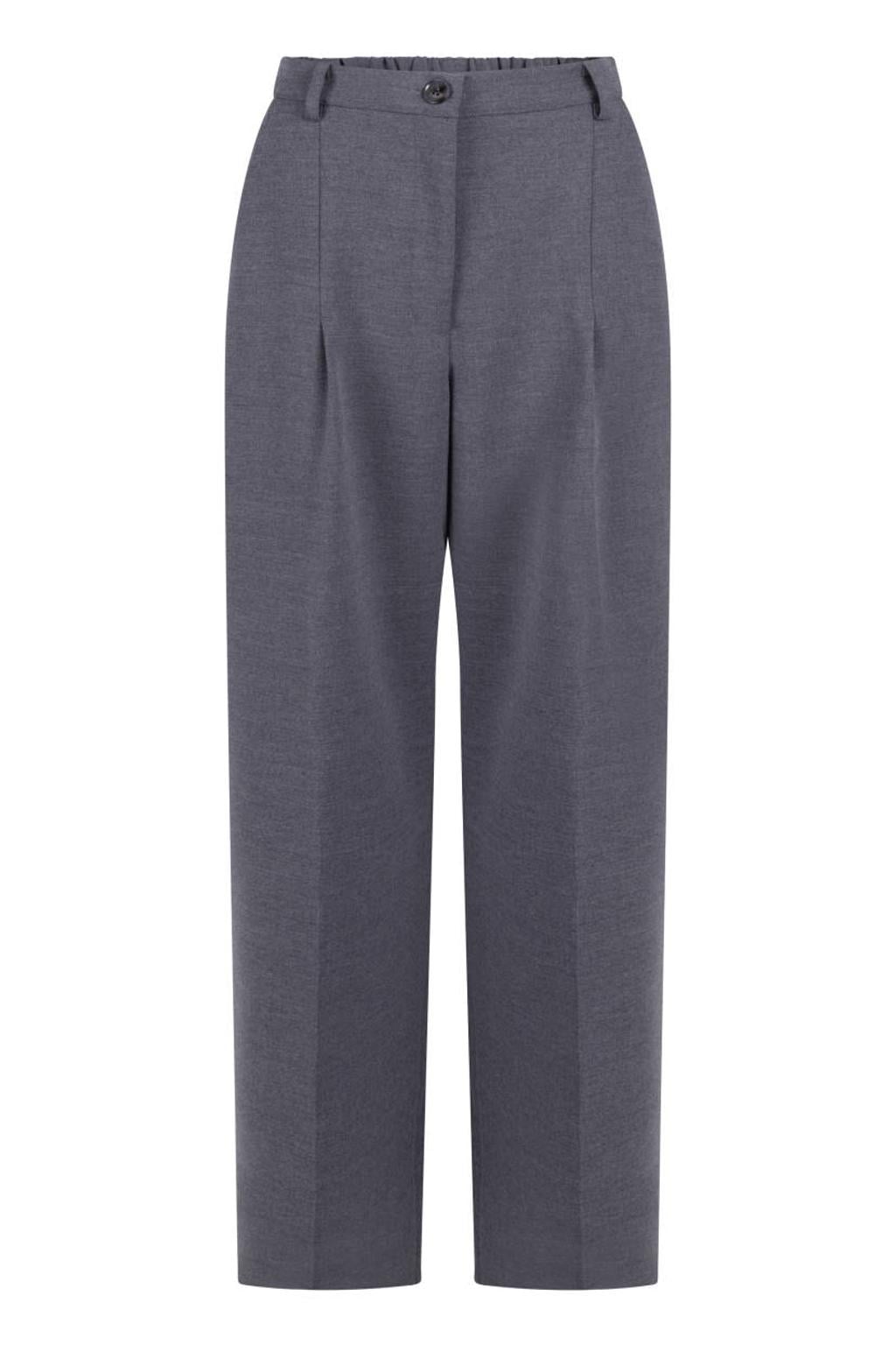 Another-Label straight leg broek - grijs