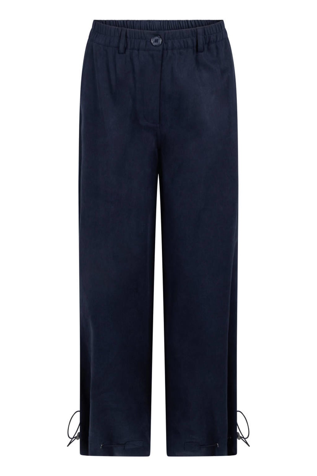 Another-Label straight leg broek - donkerblauw