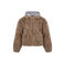 Another-Label teddy jas - bruin
