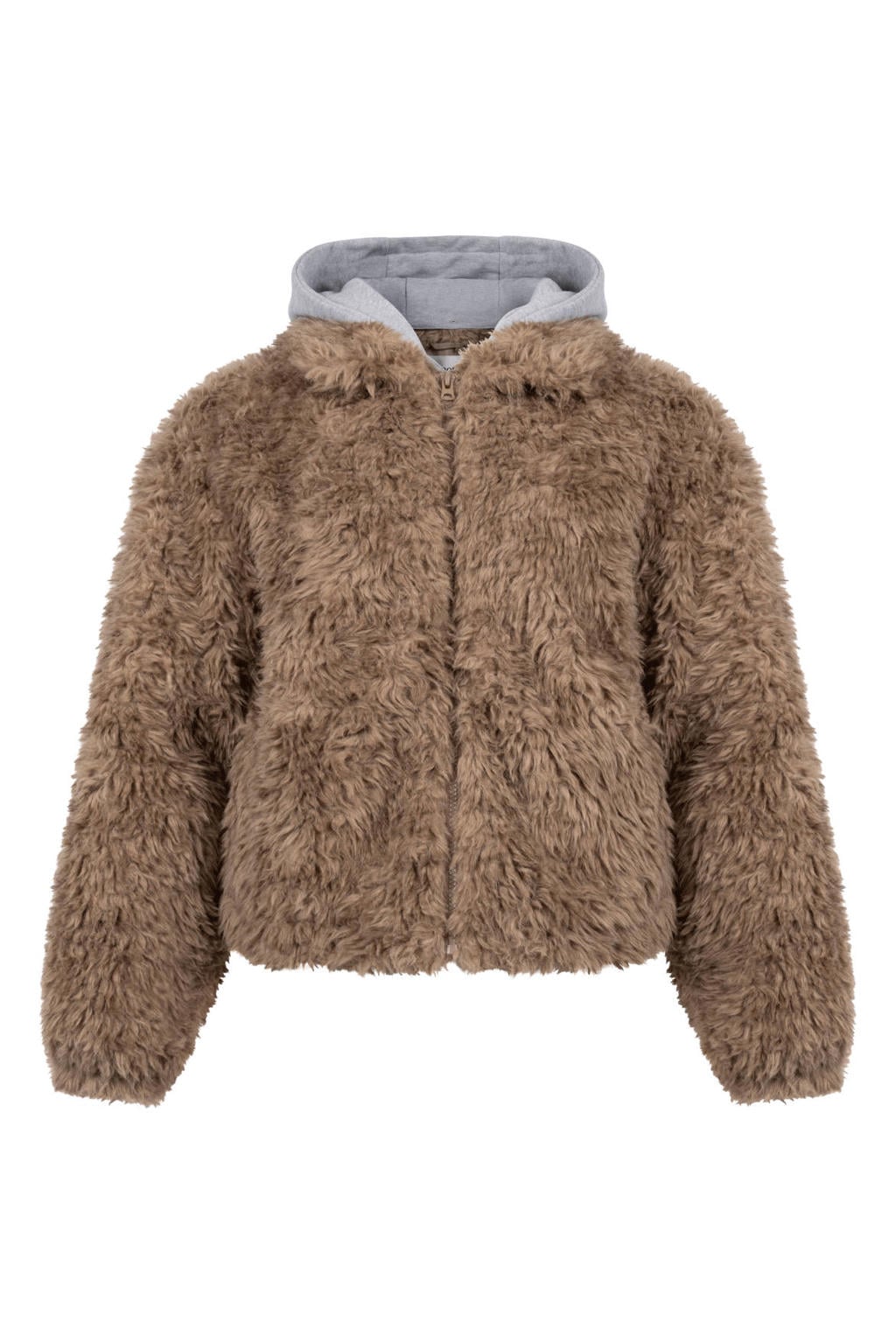 Another-Label teddy jas - bruin