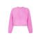 Another-Label katoenen cropped trui - roze