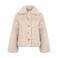 Another-Label imitatiebont faux fur jas - zand