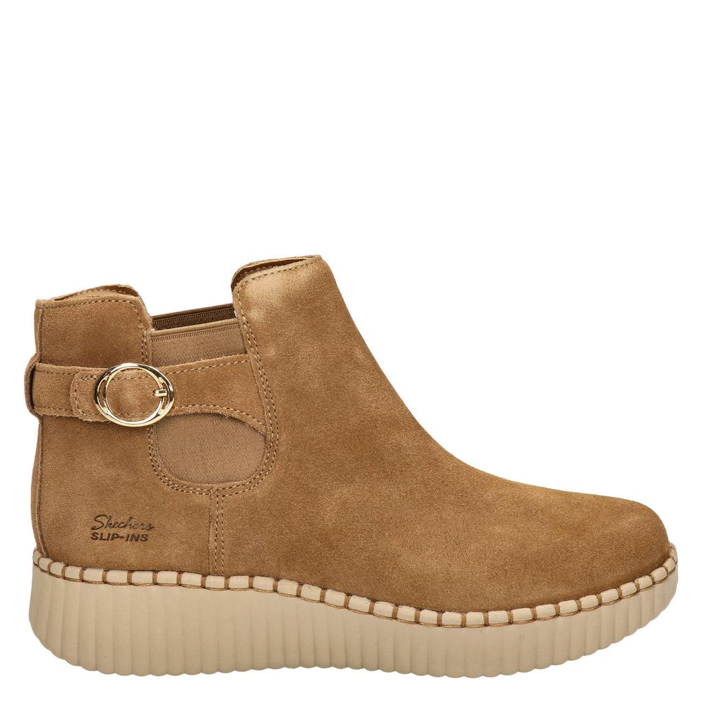 Skechers Wilshire BLVD suède enkelboots - cognac